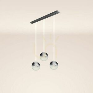Závěsné svítidlo s.luce Orb zlaté sklo 3x E27 Ø30 cm small 8