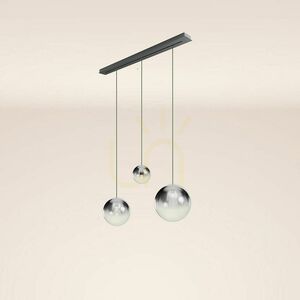 Závěsné svítidlo s.luce Orb 3x E27 kouřové sklo 20/30/40 cm small 8