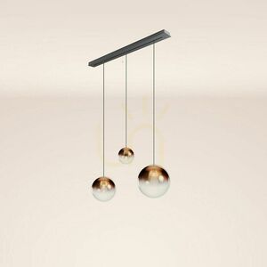 Závěsné svítidlo s.luce Orb 3x E27 kouřové sklo 20/30/40 cm small 9