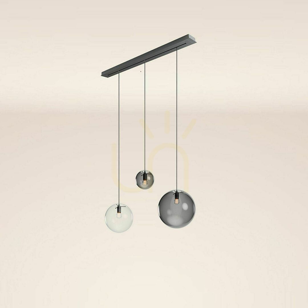 Pohled Závěsné svítidlo s.luce Orb 3x E27 měď sklo, Ø 20/30/40 cm Závěsné svítidlo s.luce Orb 3x E27 měď sklo, Ø 20/30/40 cm