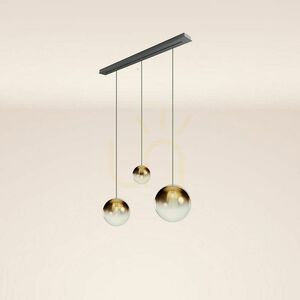 Závěsný lustr s.luce Orb 3x E27 zlatý sklo 20/30/40 cm small 10