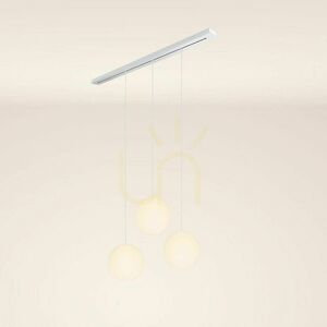 Lustr s.luce Orb 3ramenný 3x E27 kouřové sklo 40 cm 12 Lustr s.luce Orb 3ramenný 3x E27 kouřové sklo 40 cm small 12