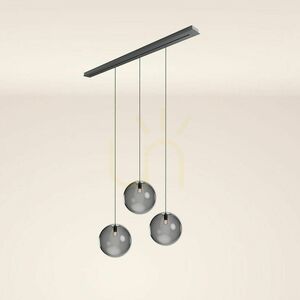 Lustr s.luce Orb 3ramenný 3x E27 kouřové sklo 40 cm 5 Lustr s.luce Orb 3ramenný 3x E27 kouřové sklo 40 cm small 5