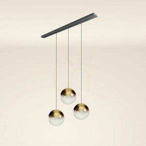 Lustr s.luce Orb 3x E27 sklo kouřový 40 cm 10 Lustr s.luce Orb 3x E27 sklo kouřový 40 cm small 10