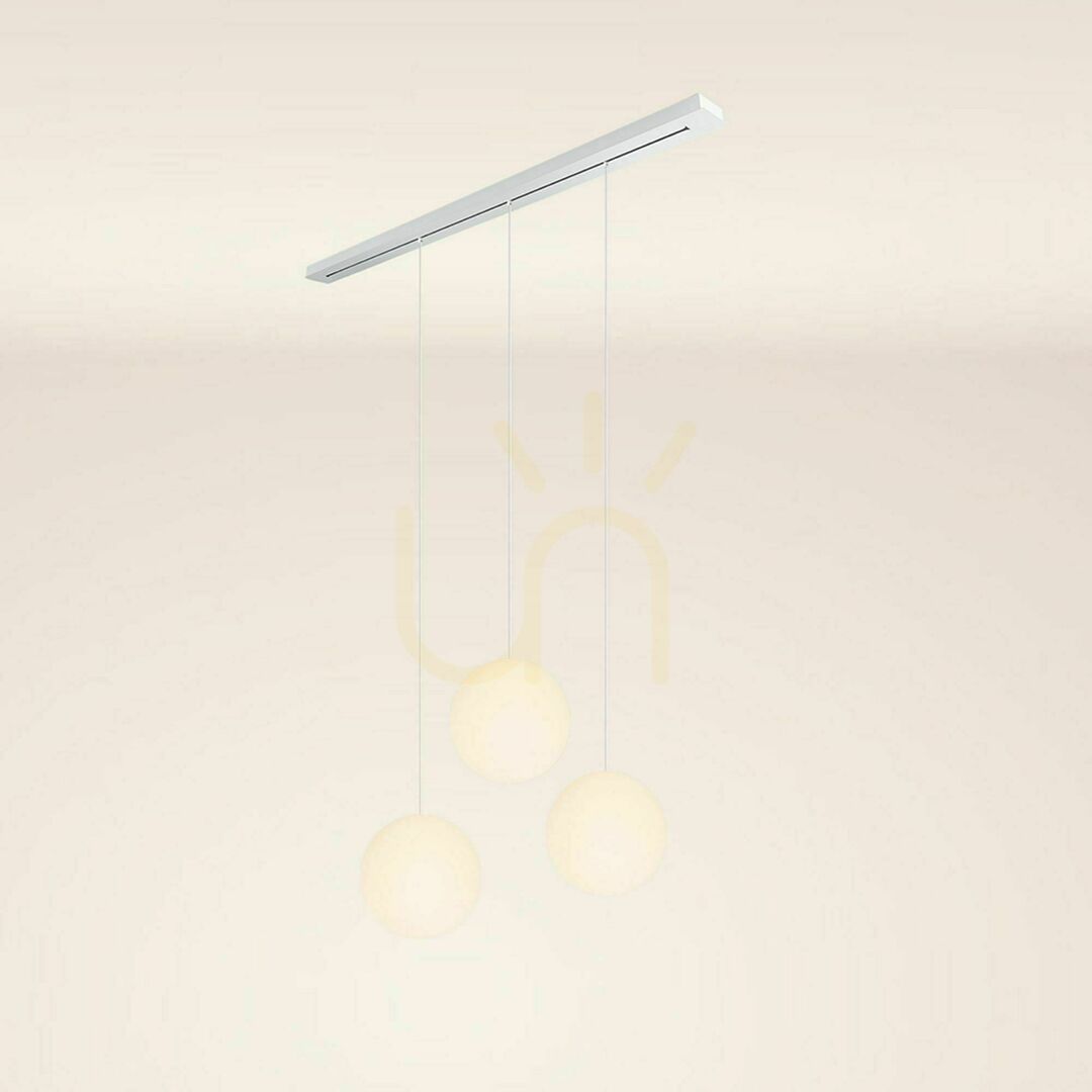 Náhled Lustr s.luce Orb 3ramenný kouřové sklo E27 40 cm Lustr s.luce Orb 3ramenný kouřové sklo E27 40 cm
