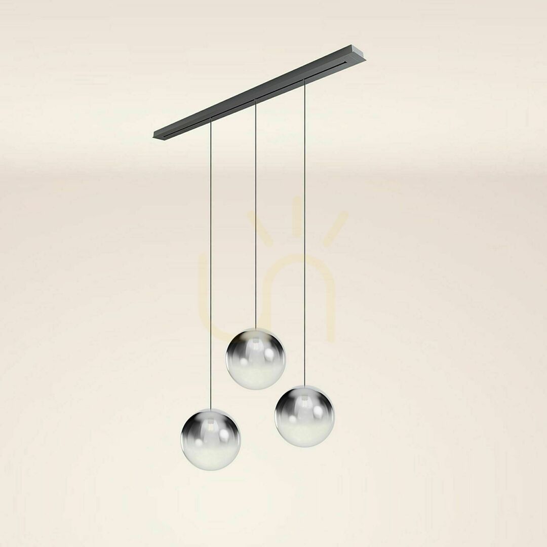 Zobrazit Lustr s.luce Orb 3 světla sklo kov zlatý Ø 40 cm stropní závěsný Lustr s.luce Orb 3 světla sklo kov zlatý Ø 40 cm stropní závěsný