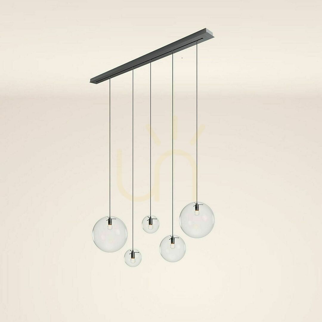 Náhled Lustr s.luce Orb zlatý 5x E27 sklo kov minimalistický Lustr s.luce Orb zlatý 5x E27 sklo kov minimalistický