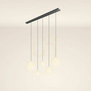 Závěsné svítidlo s.luce Orb 5x E27 bílé sklo kov rund 160 cm 10 Závěsné svítidlo s.luce Orb 5x E27 bílé sklo kov rund 160 cm small 10