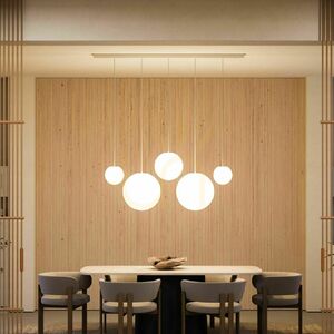 Závěsné svítidlo s.luce Orb 5x E27 kouřové sklo 160 cm small 1