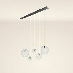 Závěsné svítidlo s.luce Orb 5x E27 kouřové sklo 160 cm small 12