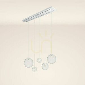 Lustr s.luce Orb zlatý sklo kov 5x E27 160 cm 13 Lustr s.luce Orb zlatý sklo kov 5x E27 160 cm small 13