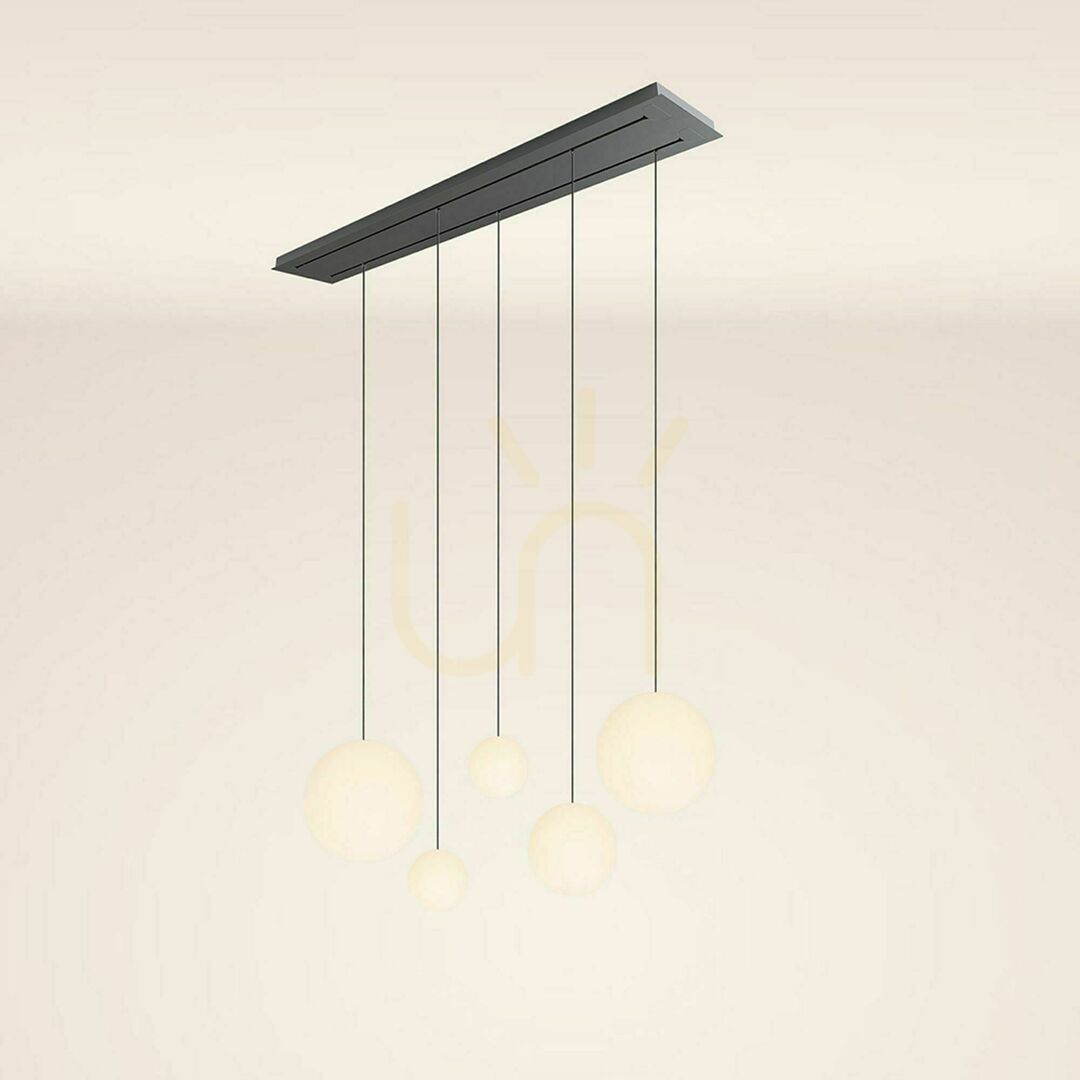Náhled Lustr s.luce Orb zlatý sklo kov 5x E27 160 cm Lustr s.luce Orb zlatý sklo kov 5x E27 160 cm