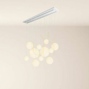 Lustr s.luce Orb 12x E27 zlatý sklo kov 2 řady 160 cm small 14