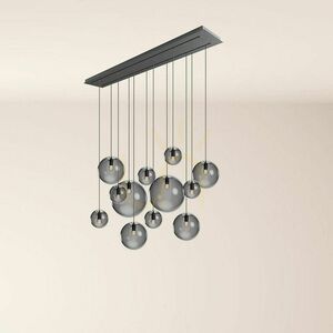 Lustr s.luce Orb 12x E27 kouřové sklo, 2 řady, 160 cm 6 Lustr s.luce Orb 12x E27 kouřové sklo, 2 řady, 160 cm small 6
