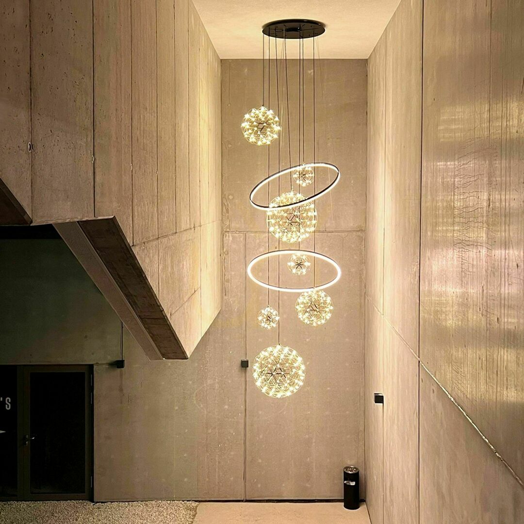 Kontrola Stropní baldachýn s.luce Modular bílý kov Ø 120 cm 24 světel Stropní baldachýn s.luce Modular bílý kov Ø 120 cm 24 světel