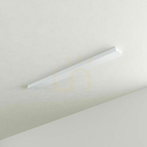 Kontrola Stropní nosník s.luce Modular, obdélníkový, bílý, kovový, 120 cm