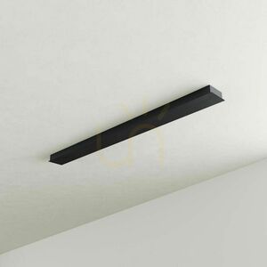 Stropní nosník s.luce Modular obdélníkový černý kov 160 cm bez otvorů 1 Stropní nosník s.luce Modular obdélníkový černý kov 160 cm bez otvorů small 1