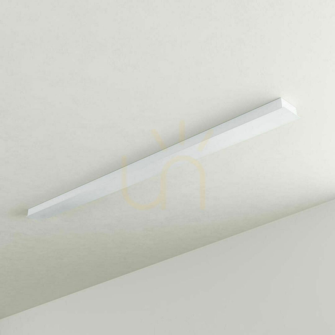 Kontrola Stropní nosník s.luce Modular obdélníkový černý kov 160 cm bez otvorů Stropní nosník s.luce Modular obdélníkový černý kov 160 cm bez otvorů