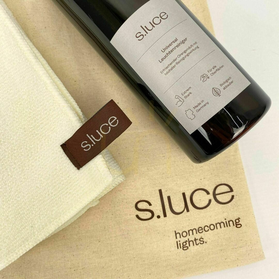 Pohled Čisticí sada na svítidla s.luce, textilie a plast Čisticí sada na svítidla s.luce, textilie a plast