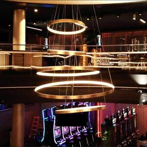 Závěsné LED svítidlo s.luce Ring XL černé 180 cm 4000 K 7910 lm small 2