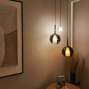 Závěsné svítidlo s.luce Belluna hnědé sklo, kov, E27, Ø24 cm 10 Závěsné svítidlo s.luce Belluna hnědé sklo, kov, E27, Ø24 cm small 10
