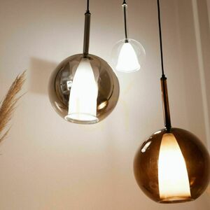 Závěsné svítidlo s.luce Belluna hnědé sklo, kov, E27, Ø24 cm 13 Závěsné svítidlo s.luce Belluna hnědé sklo, kov, E27, Ø24 cm small 13