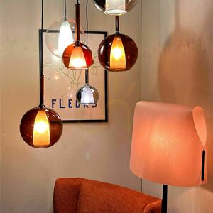 Závěsné svítidlo s.luce Belluna hnědé sklo, kov, E27, Ø24 cm 14 Závěsné svítidlo s.luce Belluna hnědé sklo, kov, E27, Ø24 cm small 14