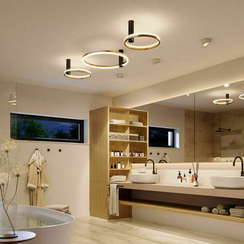 Kontrola Přisazené stropní svítidlo s.luce Ring Air LED 60 cm stříbrné
