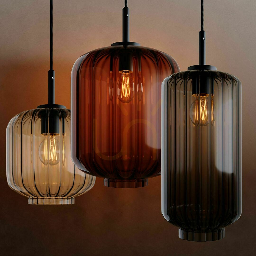 Náhled Závěsné svítidlo s.luce Velo Glass transparentní 20 cm sklo E27 150 cm Závěsné svítidlo s.luce Velo Glass transparentní 20 cm sklo E27 150 cm