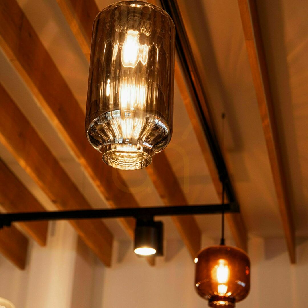 Náhled Závěsné svítidlo s.luce Velo Glass kouřové sklo E27 25 cm 150 cm Závěsné svítidlo s.luce Velo Glass kouřové sklo E27 25 cm 150 cm
