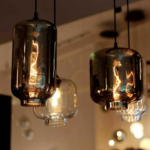 Kontrola Závěsné svítidlo s.luce Velo Glass průhledné sklo, E27, 150 cm