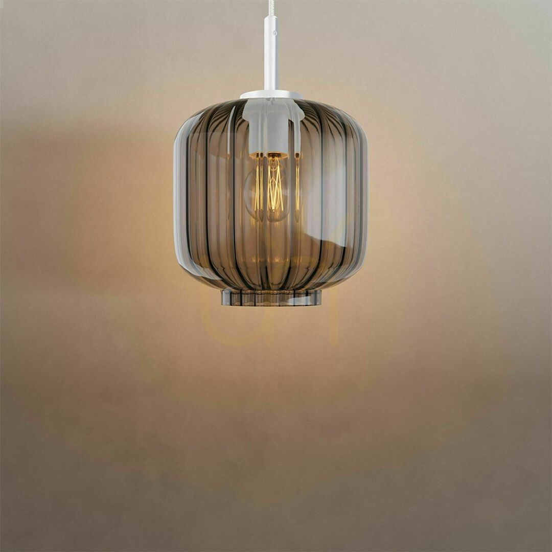 Náhled Závěsné svítidlo s.luce Velo skleněné průhledné E27 20 cm 150 cm Závěsné svítidlo s.luce Velo skleněné průhledné E27 20 cm 150 cm