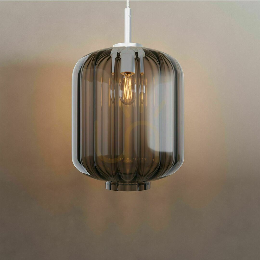 Pohled Závěsné svítidlo s.luce Velo skleněné průhledné E27 20 cm 150 cm Závěsné svítidlo s.luce Velo skleněné průhledné E27 20 cm 150 cm
