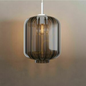 Závěsné svítidlo s.luce Velo sklo kouřové 25 cm E27 150 cm small 6