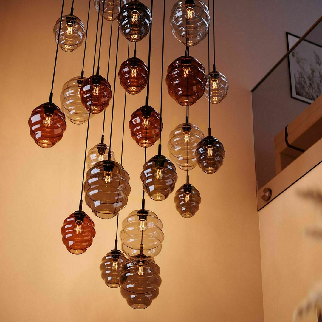 Kontrola Závěsné svítidlo s.luce Echos sklo transparentní E27 500 cm 1x 25 cm Závěsné svítidlo s.luce Echos sklo transparentní E27 500 cm 1x 25 cm