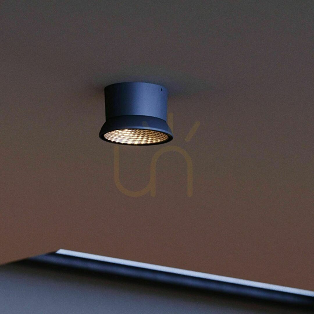 Náhled Venkovní stropní LED svítidlo s.luce Santa Out černé IP65 otočné Venkovní stropní LED svítidlo s.luce Santa Out černé IP65 otočné
