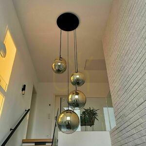 Lustr s.luce Orb skleněná koule bílý 40 cm E27 stmívatelný 8 Lustr s.luce Orb skleněná koule bílý 40 cm E27 stmívatelný small 8