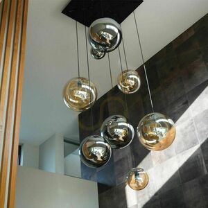 Lustr s.luce Orb skleněná koule měď 30 cm E27, 500 cm, stmívatelný 10 Lustr s.luce Orb skleněná koule měď 30 cm E27, 500 cm, stmívatelný small 10
