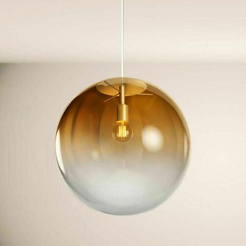 Kontrola Závěsné svítidlo s.luce Orb sklo měď 50 cm E27 150 cm￼