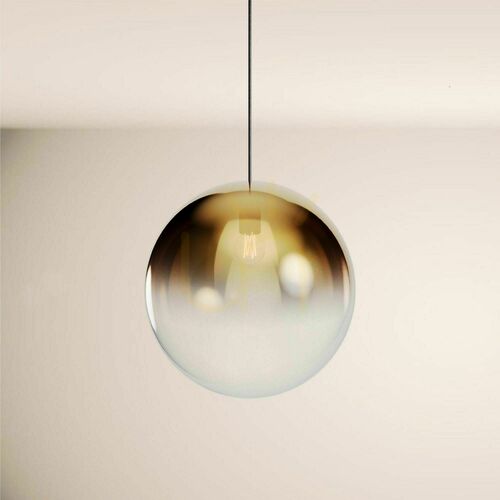Kontrola Závěsné svítidlo s.luce Orb, bílá skleněná koule Ø 50 cm, E27