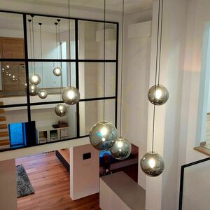 Závěsné svítidlo s.luce Orb skleněné koule kouřové 40 cm 500 cm 5 Závěsné svítidlo s.luce Orb skleněné koule kouřové 40 cm 500 cm small 5