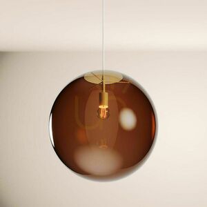 Závěsné svítidlo s.luce Orb skleněná koule kouřová 30 cm E27 10 Závěsné svítidlo s.luce Orb skleněná koule kouřová 30 cm E27 small 10