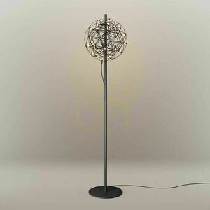 Stojací lampa s.luce Atom LED zlatá kovová 208 cm dotykový stmívač small 12