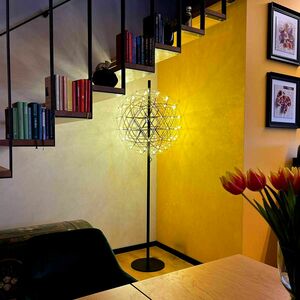 Stojací lampa s.luce Atom Metal černá LED 208 cm dotykový stmívač 2 Stojací lampa s.luce Atom Metal černá LED 208 cm dotykový stmívač small 2