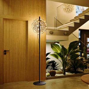 Stojací lampa s.luce Atom Metal černá LED 208 cm dotykový stmívač 4 Stojací lampa s.luce Atom Metal černá LED 208 cm dotykový stmívač small 4