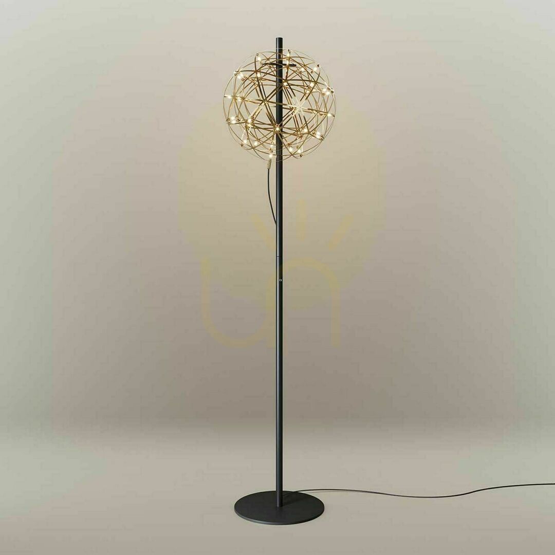 Pohled Stojací lampa s.luce Atom Metal černá LED dotykový stmívač Stojací lampa s.luce Atom Metal černá LED dotykový stmívač