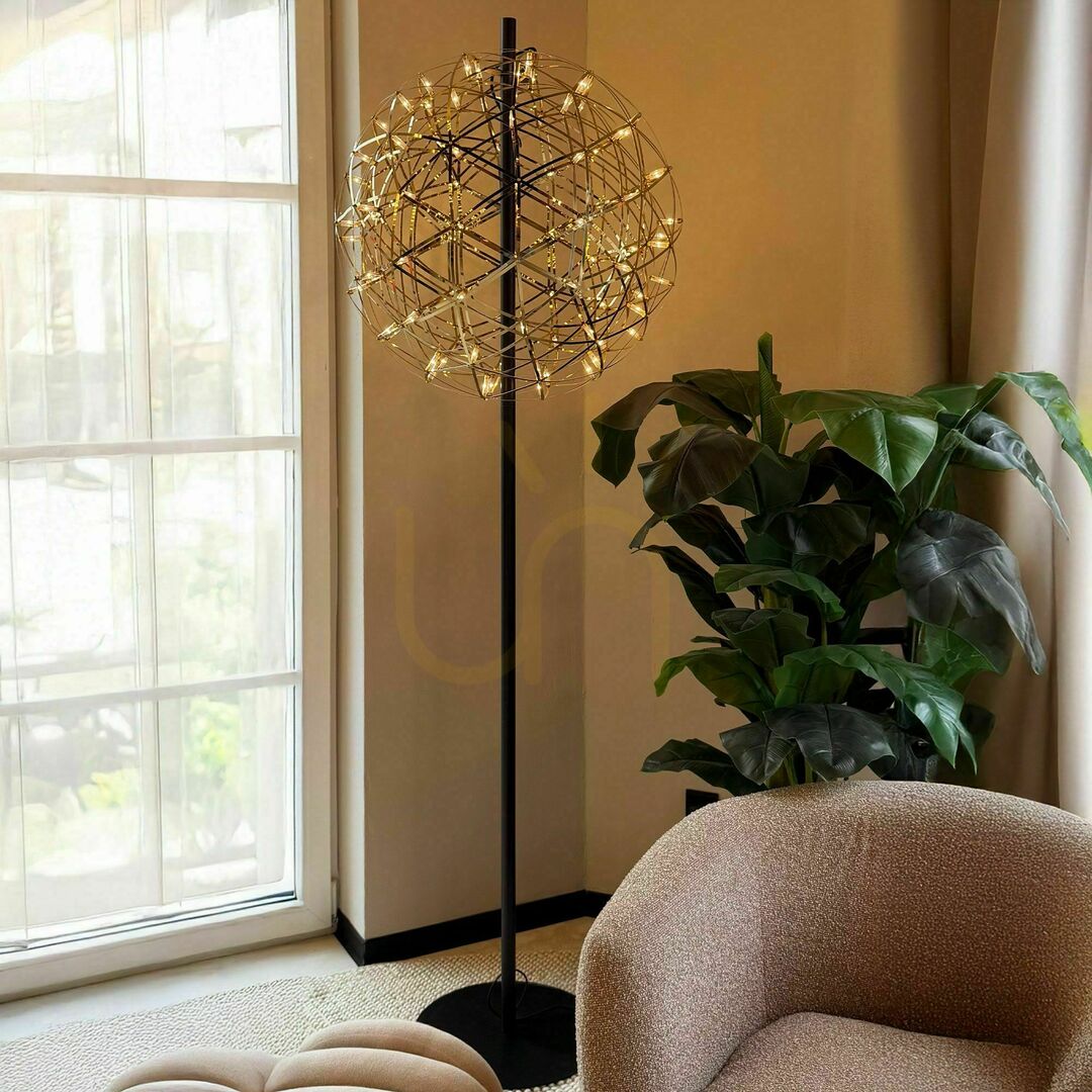 Kontrola Stojací lampa s.luce Atom Metal černá LED dotykový stmívač Stojací lampa s.luce Atom Metal černá LED dotykový stmívač