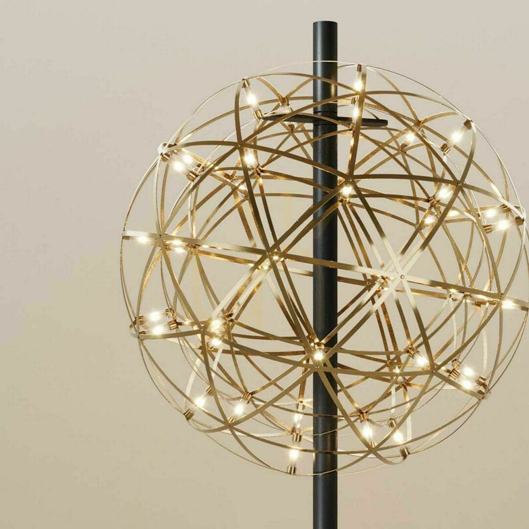 Pohled Stojací lampa s.luce Atom Metal černá LED dotykový stmívač Stojací lampa s.luce Atom Metal černá LED dotykový stmívač