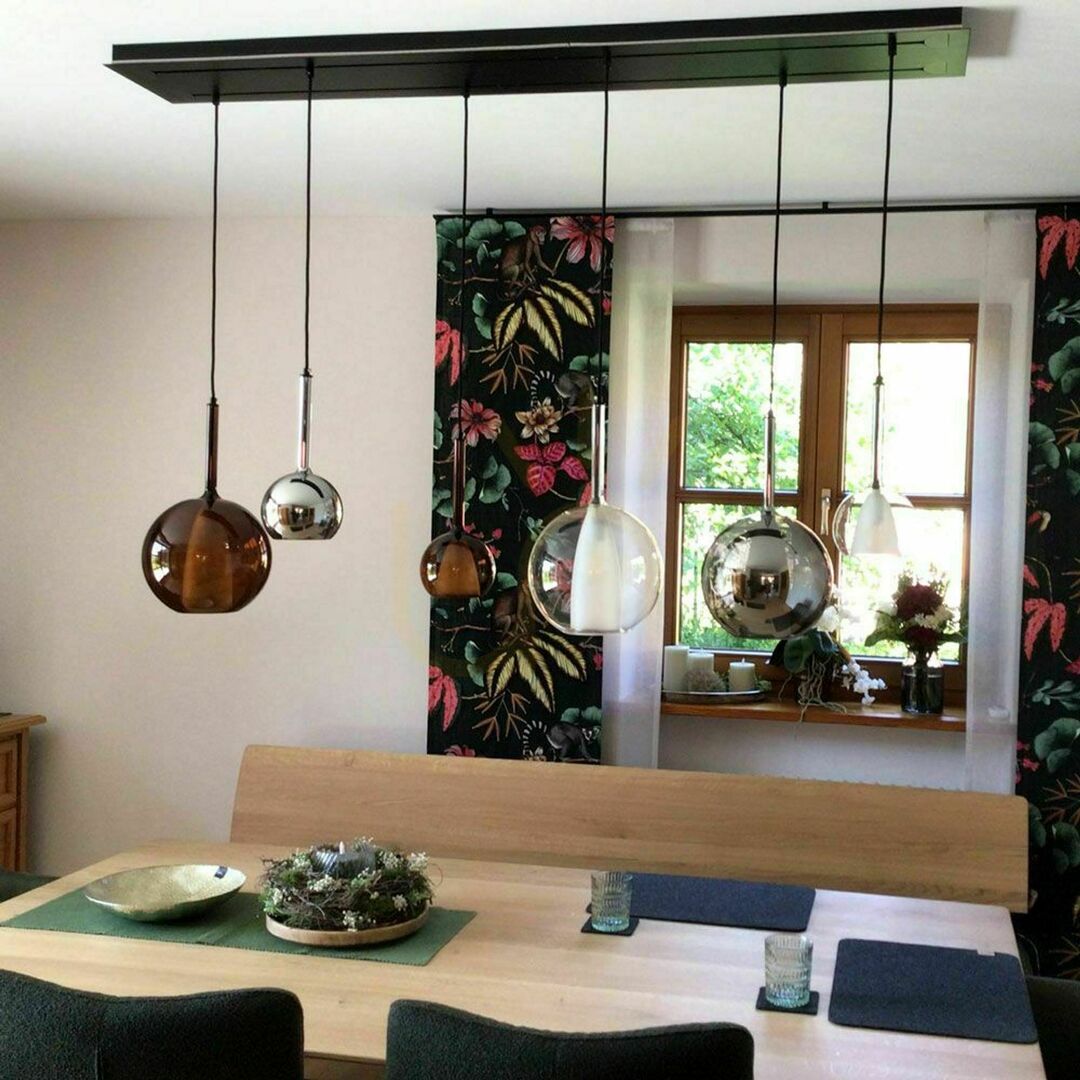 Kontrola Závěsné svítidlo s.luce Belluna 3xE14 hnědé sklo, kov, 120 cm Závěsné svítidlo s.luce Belluna 3xE14 hnědé sklo, kov, 120 cm