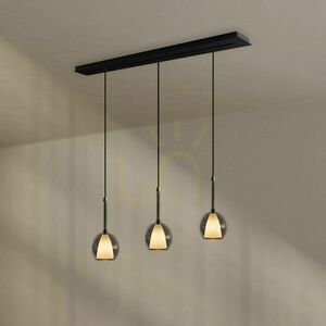 Závěsné svítidlo s.luce Belluna 3xE14 hnědé sklo, kov, 120 cm 2 Závěsné svítidlo s.luce Belluna 3xE14 hnědé sklo, kov, 120 cm small 2